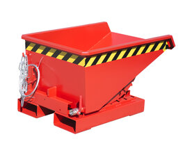 Mini-Spaandercontainer type EXPO-E 600 - ca. 1260x1070x835 mm (lxbxh)/draagkracht 1000 kg/inhoud ca. 0,60 (m&sup3;)/zeef en aftapkraan 1"voor het scheiden van vaste- en vloeistoffen