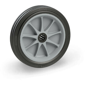 Massief rubber banden 72217G, draagvermogen 250 kg, wiel &Oslash; x breedte 260x56 mm, Fetra