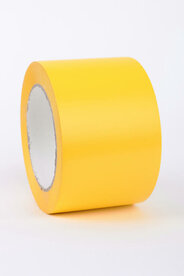 Set met 5 rollen markeringstape type MB-G-75/breedte 75 mm/sterkte 0,16 mm/lengte 33 m/kleur: geel