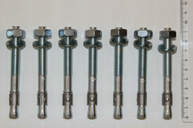 Montageset 8 ankers, verzinkt, lengte 95 mm, &Oslash; 10 mm