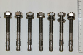 Montageset 8 ankers, RVS, lengte 95 mm, &Oslash; 10 mm