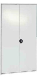32311-Deuren gelijksluitend voor basis- en aanbouwstellingen/afmetingen 2.000x1.000 mm (HxB)/RAL 7035 lichtgrijs/draaiknop met driepuntssluiting incl. 2 sleutels