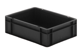 TKL 400/120-0 -ESD euronorm stapelbakken - 400x300x120 mm/uit elektrisch geleidende polypropyleen/verpakkingseenheid: 4 stuks