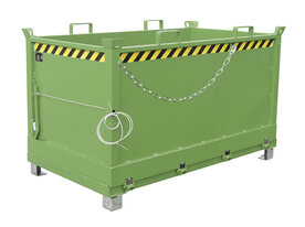 Bodemklepcontainer type FB 1500/merk Bauer S&uuml;dlohn/afmetingen ca. 1040x1845x1145 mm (lxbxh)/draagkracht 1500 kg/inhoud ca. 1,50 (m&sup3;)