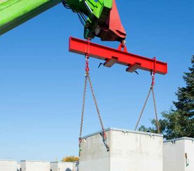 Balktraverse type BT 3003/merk Bauer S&uuml;dlohn/afmetingen 460x3040x805 mm (lxbxh)/draagkracht 3000 kg