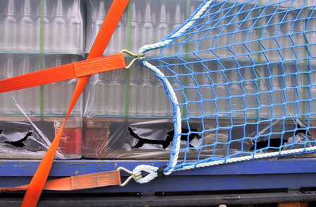 5501007-Container netten/willekeurige maten/PP draaddikte 2 mm/maaswijdte 20 mm/kleur: zwart
