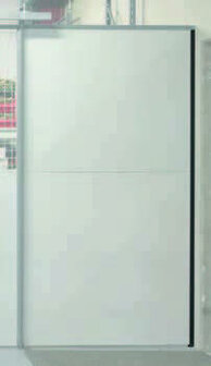 Profiel muurbevestiging voor industri&euml;le scheidingswand/hoogte 3000 mm/U profiel 30x30x1 mm/leverbaar in diverse RAL kleuren
