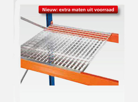 46705-Rooster palletstellingen/rooster tussenliggend/ca. 3300x800mm/uitwendige hoogte 50mm/vuurverzinkt