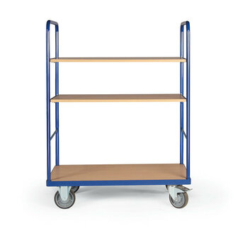 Etagewagen basic 120-1355, met 3 laadvlakken inhangbaar, laadvlak 1200x800 mm, Tauroflex