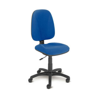 Bureaustoel Jupiter 503-1021, zonder armleuningen, bekleding in blauw, Taurotrade