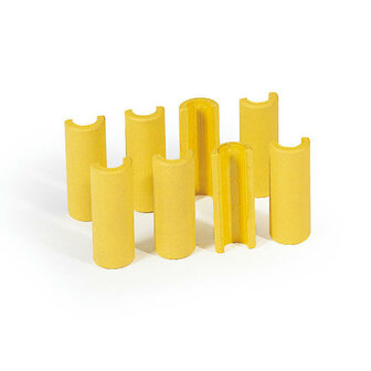 Kunststof clips (set 8 stuks) 48-117, voor staalbuis &Oslash; 34 mm, Rotauro