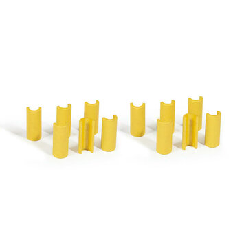 Kunststof clips (set 12 stuks) 48-26, voor staalbuis &Oslash; 34 mm, Rotauro