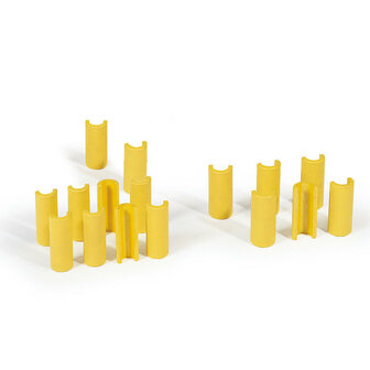 Kunststof clips (set 16 stuks) 48-27, voor staalbuis &Oslash; 34 mm, Rotauro