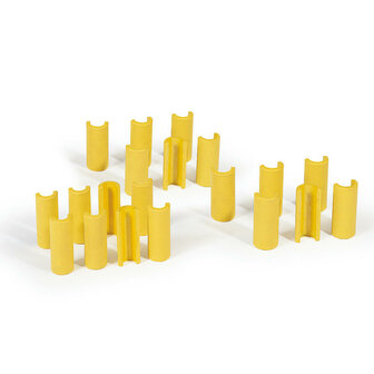 Kunststof clips (set 20 stuks) 48-28, voor staalbuis &Oslash; 34 mm, Rotauro