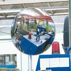 Observatiespiegel Detektiv/spiegelgrootte &Oslash; 300 mm/kijkafstand 2 m/ronde spiegel uit acrylglas/groot waarnemingsveld/brede hoek werking/voor binnengebruik