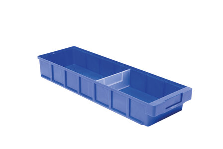 VKB 600/186 -Magazijnstellingbakken - 600x186x83 mm/uit polypropyleen/voor het effici&euml;nt bewaren van kleine onderdelen/verpakkingseenheid: 8 stuks