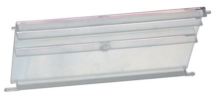 VTK/SK 600/320-Transparante klep voor magazijnzichtbak VTK 600/320 - 265x165 mm (bxH)/polycarbonaat/verpakkingseenheid: 10 stuks