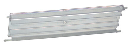 VTK/SK 600/210-Transparante klep voor magazijnzichtbak VTK 600/210 - 265x105 mm (bxH)/polycarbonaat/verpakkingseenheid: 10 stuks