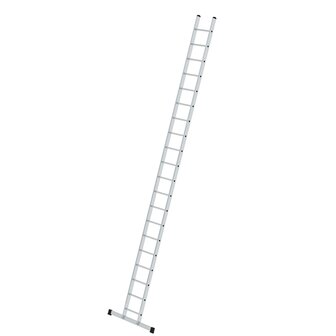 Aluminium enkele ladder  - met stabilisatiebalk/werkhoogte 6.9 m/ladderlengte 5.82 m/aantal sporten 20/breedte ladder 420 mm