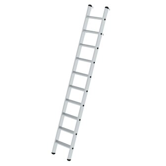Aluminium stellingladder om te bevestigen - buitenbreedte 420 mm/ladder lengte 2.69 m/verticale ophanghoogte 2.52 m/aantal treden 10