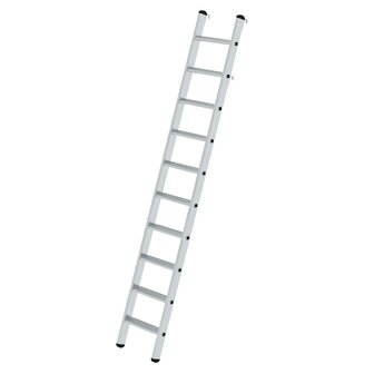 Aluminium stellingladder om te bevestigen - buitenbreedte 420 mm/ladder lengte 2.69 m/verticale ophanghoogte 2.52 m/aantal treden 10