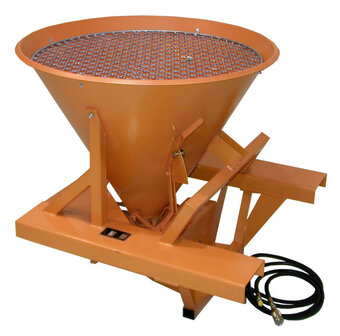 Strooiapparaat type SH gelakt/merk bauer S&uuml;dlohn/trechterinhoud ca. 265 liter/max. strooibreedte 9 m/max. strooicapaciteit 80 l/min