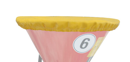 Strooiwagen type STW 100 gelakt/merk Bauer S&uuml;dlohn/trechterinhoud ca. 105 liter/max. strooibreedte 6 m/draagkracht 135 kg