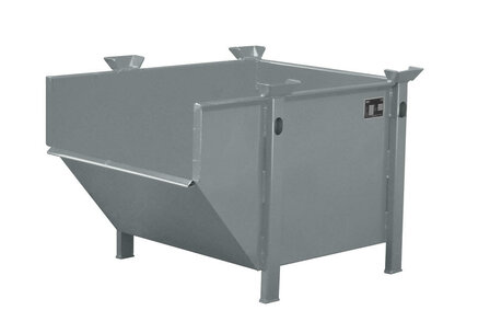 Materiaalcontainer type BBM 500 - ca. 1070x890x760 mm (lxbxh)/draagkracht 1000 kg/inhoud ca. 0,5 (m&sup3;)/voor opslag van kleine onderdelen