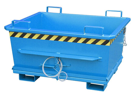 Bodemklepcontainer type BKB 500 - ca. 1040x1200x715 mm (lxbxh)/draagkracht 1000 kg/inhoud ca. 0,50 (m&sup3;)
