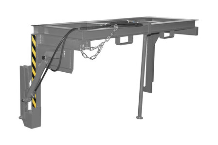 Traverse voor stapelkieper type BST-H 150 gelakt - ca. 900x1770x1095 mm (lxbxh)/draagkracht 2000 kg/voor stapelkieper met inhoud ca. 1,50 (m&sup3;)