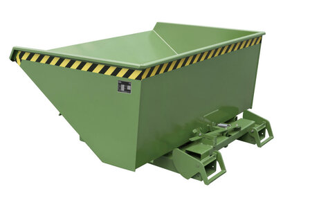 Automatische kiepcontainer type 4A 1200 - ca. 1920x1095x1125 mm (lxbxh)/draagkracht 1500 kg/inhoud ca. 1,20 (m&sup3;)/met 3 automatische ontgrendelingspunten