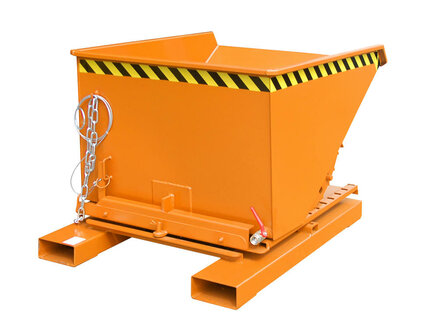 Kiepcontainer type 3S 600 - ca. 1460x1070x890 mm (lxbxh)/draagkracht 1000 kg/inhoud ca. 0,60 (m&sup3;)/de kiepcontainer met 3-zijdige functie