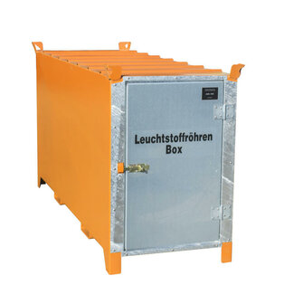 TL-buizenbox type SL 200 - ca. 2100x770x1125 mm (lxbxh)/ca. 1100 stuks TL-buizen &Oslash; 25 mm of ca. 500 stuks TL-buizen &Oslash; 37 mm/met verzinkte deur