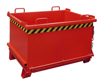 Bodemklepcontainer type SB 750/merk Bauer S&uuml;dlohn/afmetingen ca. 1035x1310x930 mm (lxbxh)/draagkracht 1500 kg/inhoud ca. 0,75 (m&sup3;)