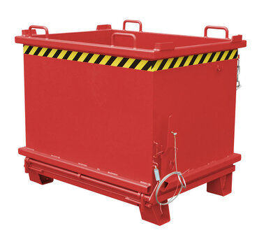 Bodemklepcontainer type SB 1000/merk Bauer S&uuml;dlohn/afmetingen ca. 1035x1310x1160 mm (lxbxh)/draagkracht 2000 kg/inhoud ca. 1,00 (m&sup3;)