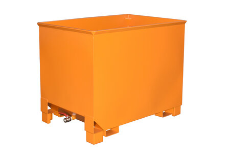 Container type CS 80/merk Bauer S&uuml;dlohn/afmetingen ca. 840x1240x975 mm (lxbxh)/draagkracht 1000 kg/inhoud ca. 0,80 (m&sup3;)
