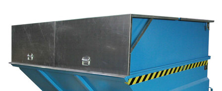 Kiepcontainer type BKC 200/merk Bauer S&uuml;dlohn/afmetingen ca. 2310x1750x1220 mm (lxbxh)/draagkracht 2500 kg/inhoud ca. 2,00 (m&sup3;)