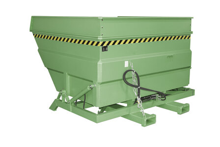 Kiepcontainer type BKC-H 200/merk Bauer S&uuml;dlohn/afmetingen ca. 2310x1750x1220 mm (lxbxh)/draagkracht 2500 kg/inhoud ca. 2,00 (m&sup3;)