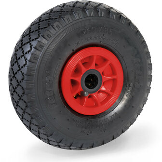 Luchtbanden 70107, draagvermogen 200 kg, wiel &Oslash; x breedte 260x85 mm, Fetra