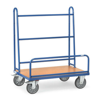 Platenwagen met vaste beugels 4413, laadvlak 1270x535mm, draagvermogen 600 kg, , Fetra