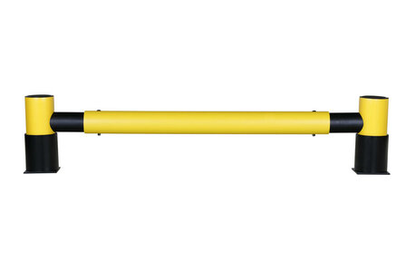 D-flexx &quot;Golf&quot; aanrijdbeveiliging type DFRE1-4/kopse kant bescherming/kunststof/afmetingen 2500x500x220 mm (lxhxb)/voor dubbelzijdige stelling