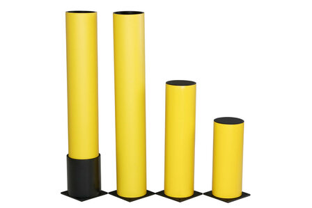 D-flexx flexibele kunststof rampaal type Bravo 50-10/hoogte 1200 mm/diameter 200 mm/inclusief bevestigingsmateriaal