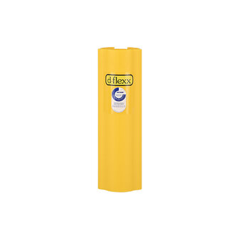 Kunststof stijlbeschermer type DFRG-1-0-400/bevestiging direkt op de stijl/hoogte 400 mm/voor stijlbreedte 75-99 mm/kleur: geel
