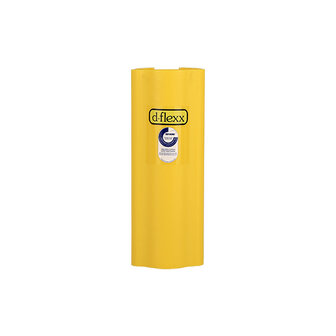 Kunststof stijlbeschermer type DFRG-2-0-400/bevestiging direkt op de stijl/hoogte 400 mm/voor stijlbreedte 100-125 mm/kleur: geel