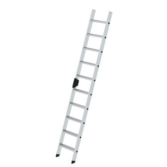 Aluminium enkele ladder  - zonder stabilisatiebalk/werkhoogte 3.8 m/ladderlengte 2.65 m/aantal treden 10/breedte ladder 420 mm
