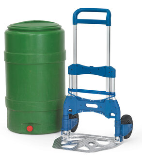 Pakketroller 1735, draagvermogen 250 kg, hoogte 1190 mm, schepdiepte 450 mm, schepbreedte 595 mm, Fetra