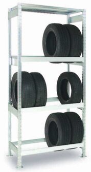 Bandenliggers Adaptiv - lengte 1300 mm/max. draagvermogen 78 kg per liggerpaar/leverbaar in diverse RAL kleuren