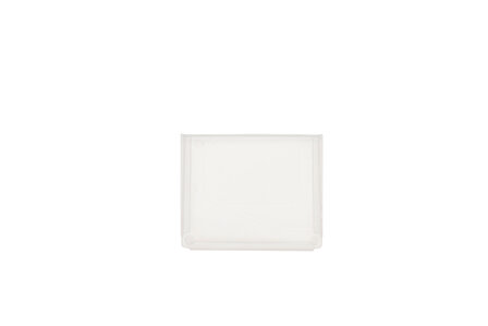 VKB/T 93-Verdeelschot voor VKB magazijnstellingbakken -voor breedte 93 mm/uit polystyrol/transparant/verpakkingseenheid: 25 stuks