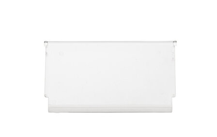 RK/T 152-Verdeelschot voor RK magazijnstellingbakken -voor breedte 152 mm/uit polystyrol/transparant/verpakkingseenheid: 25 stuks