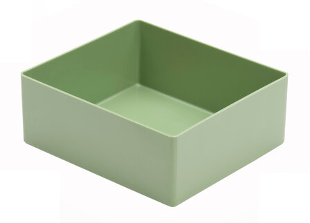 E 50/1-Inzetbak voor Typ magazijnstellingbakken -130x115x50 mm (lxbxh)/uit polystyrol/verpakkingseenheid: 25 stuks